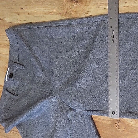 Reformation Peche pant cropped wide leg gray wool trouser size 2 - Picture 7 of 8